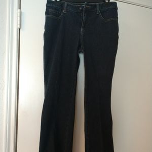 Coldwater Creek petite denim blue jeans.